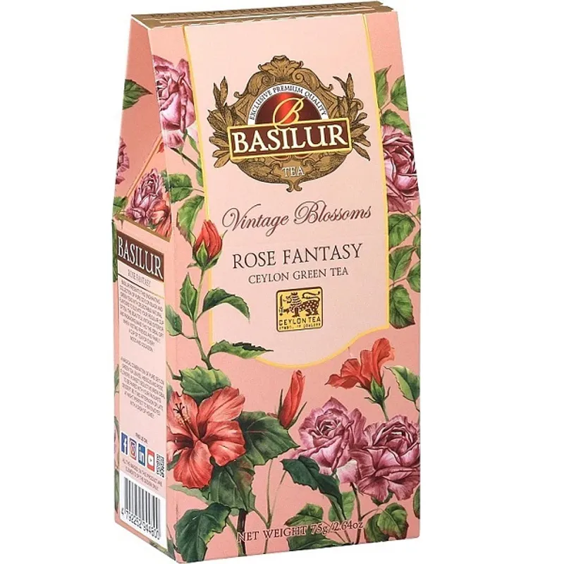 BASILUR Vintage Blossoms Floral Bouquet Packet 75g
