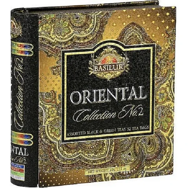 BASILUR Book Orient Assorted II Tin Caddy 32