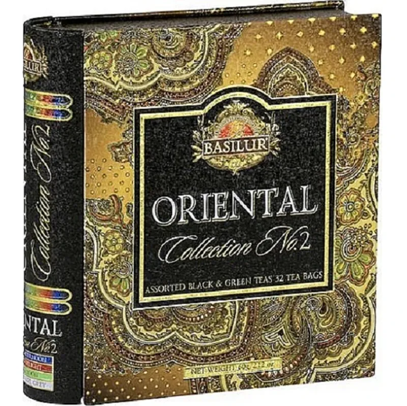 BASILUR Book Orient Assorted II Tin Caddy 32