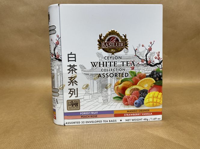Hovedbilde White tea Collection Assorted Stor bok i metall